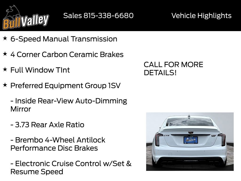 Used 2024 Cadillac CT5 V Blackwing w/ LPO, Blue Accent Package RWD image 9