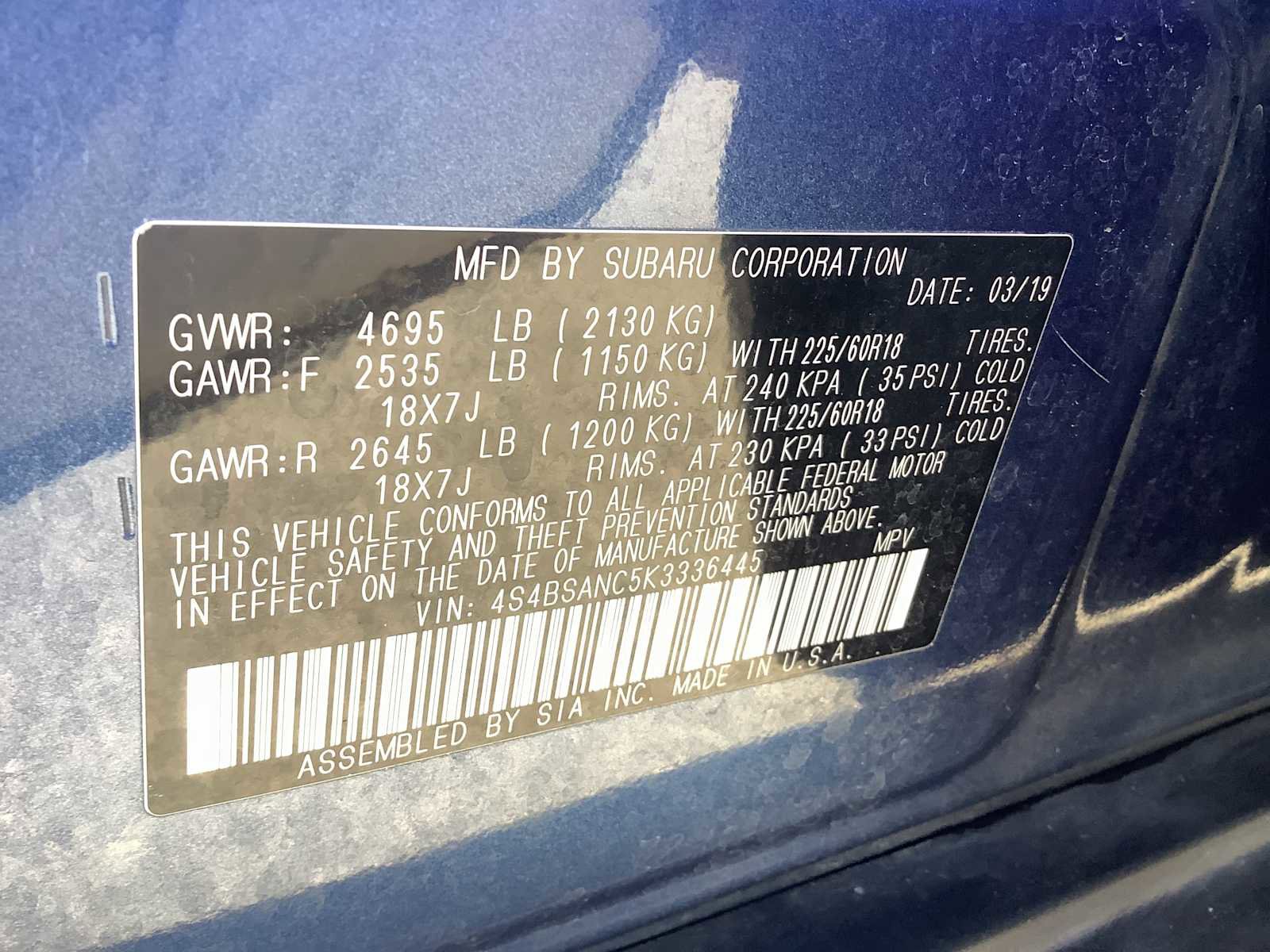 Used 2019 Subaru Outback 2.5i Limited AWD/4WD image 21