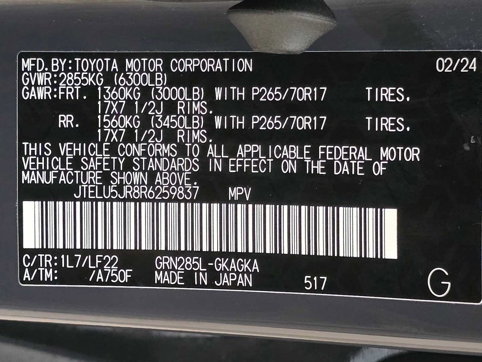 Certified 2024 Toyota 4Runner TRD Pro AWD/4WD image 31