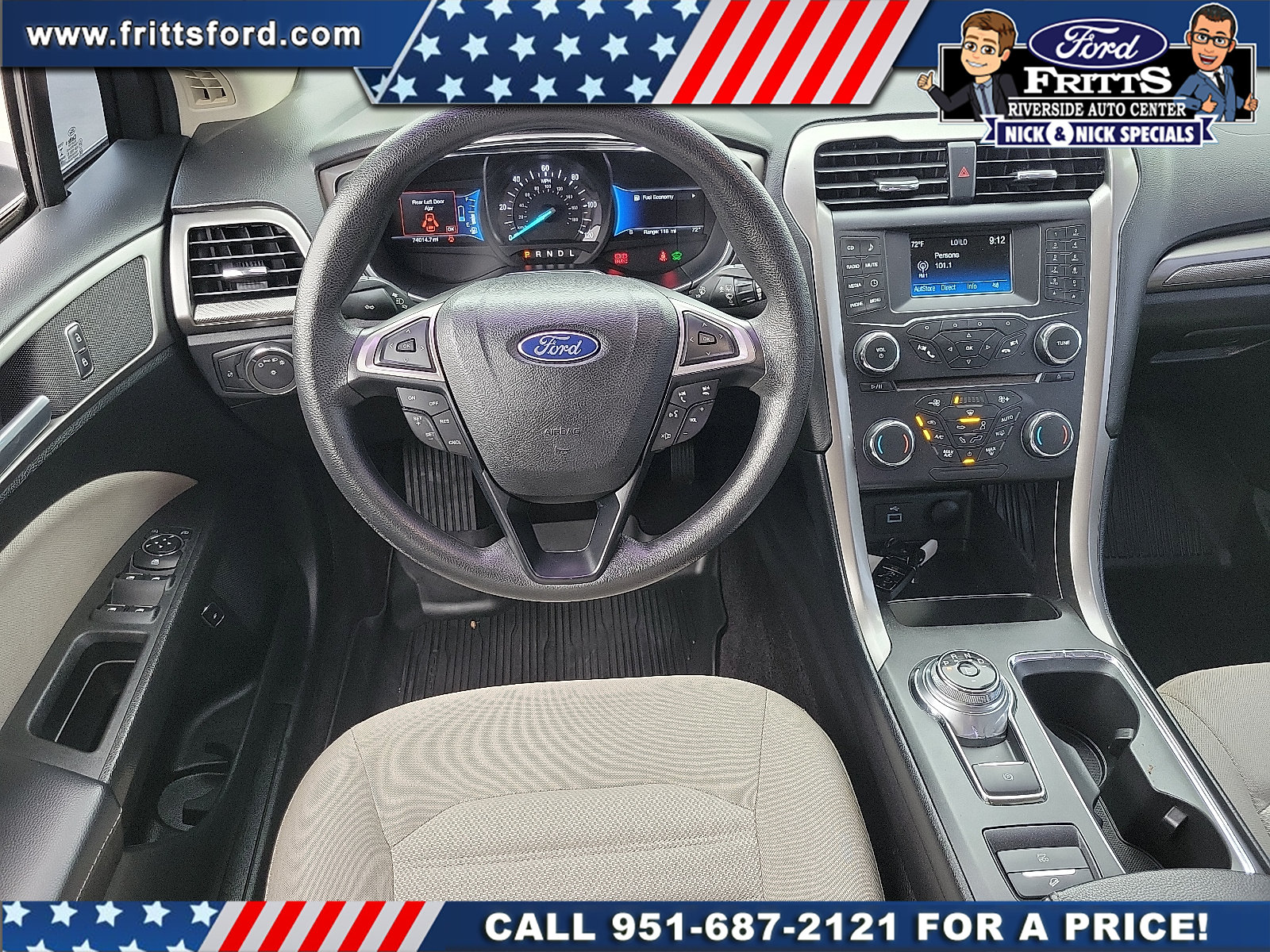 Certified 2017 Ford Fusion S FWD image 5