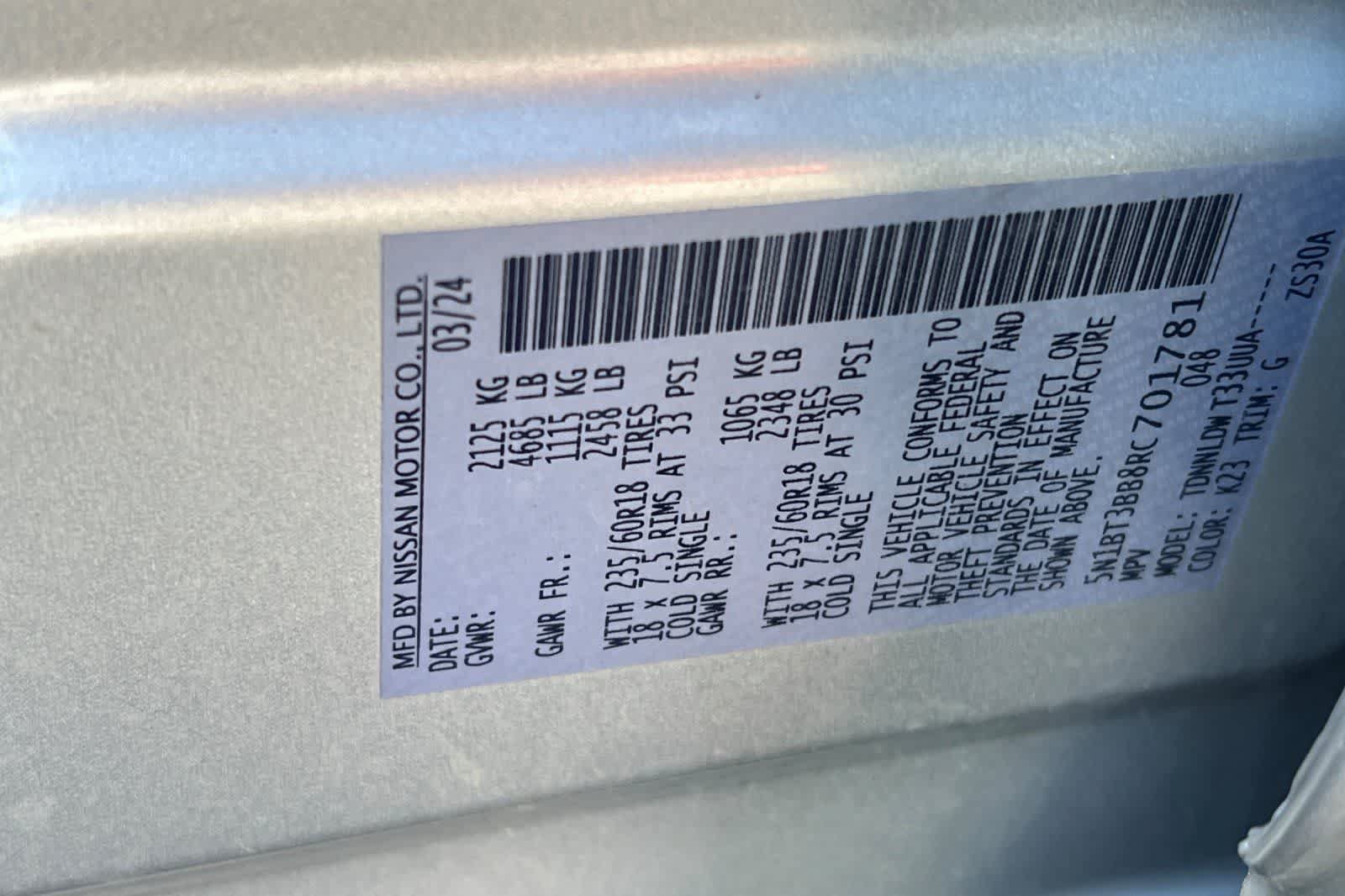 Used 2024 Nissan Rogue SV AWD/4WD image 37