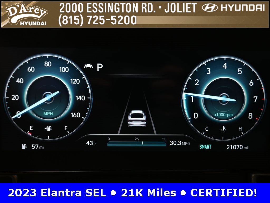 Certified 2023 Hyundai Elantra SEL w/ Convenience Package image 9