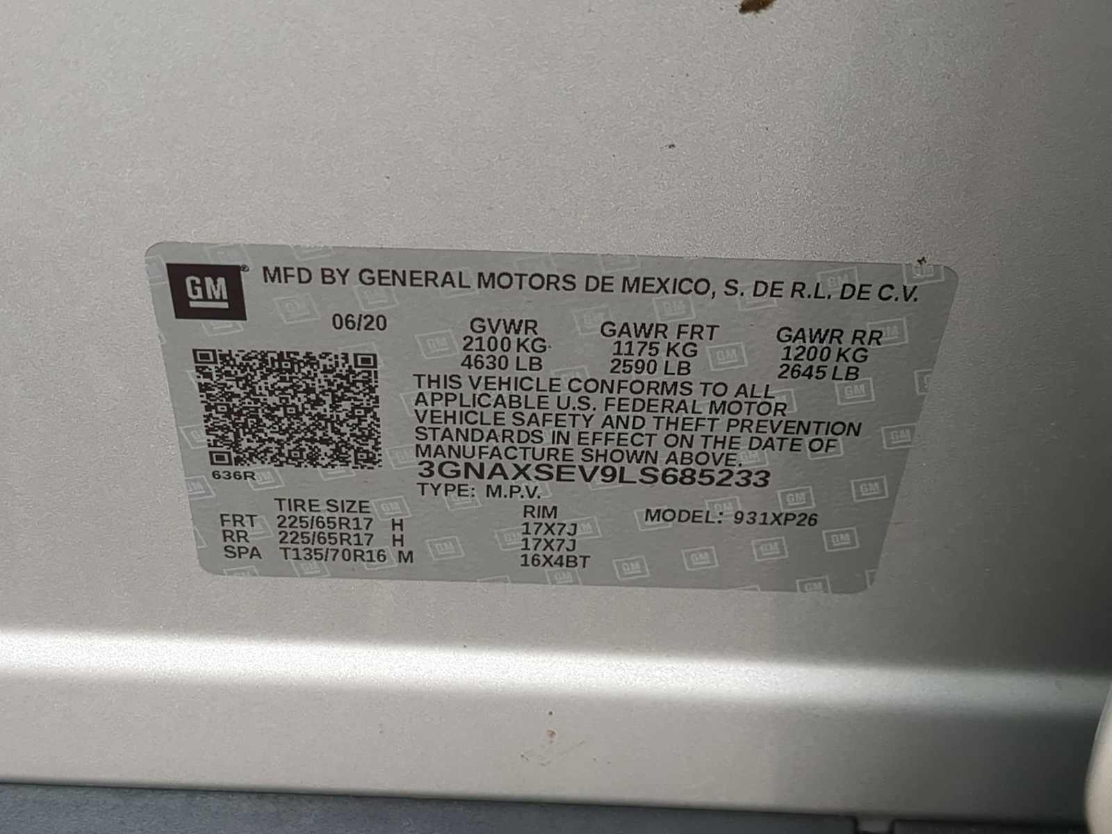 Used 2020 Chevrolet Equinox LS image 32