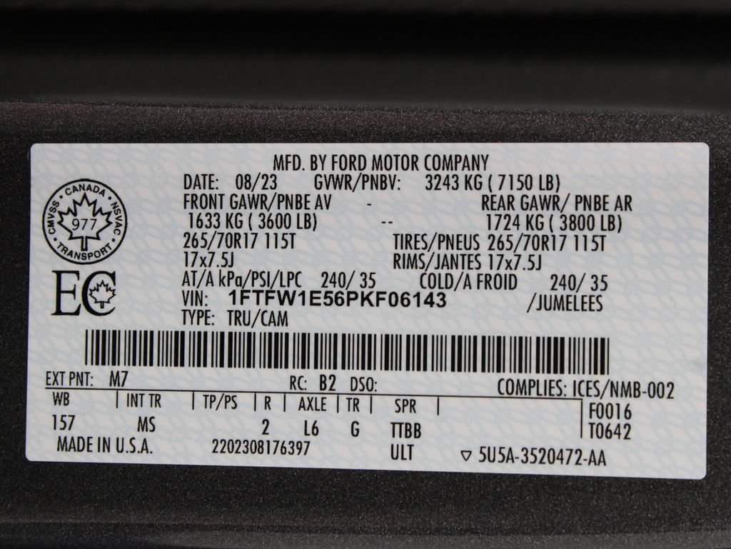 Used 2023 Ford F150 XLT w/ Trailer Tow Package AWD/4WD image 76