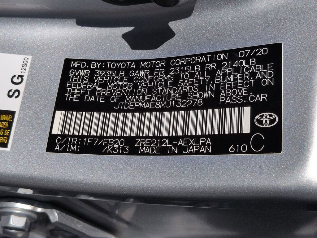 Used 2021 Toyota Corolla LE w/ Carpet Mat Package (TMS) image 31