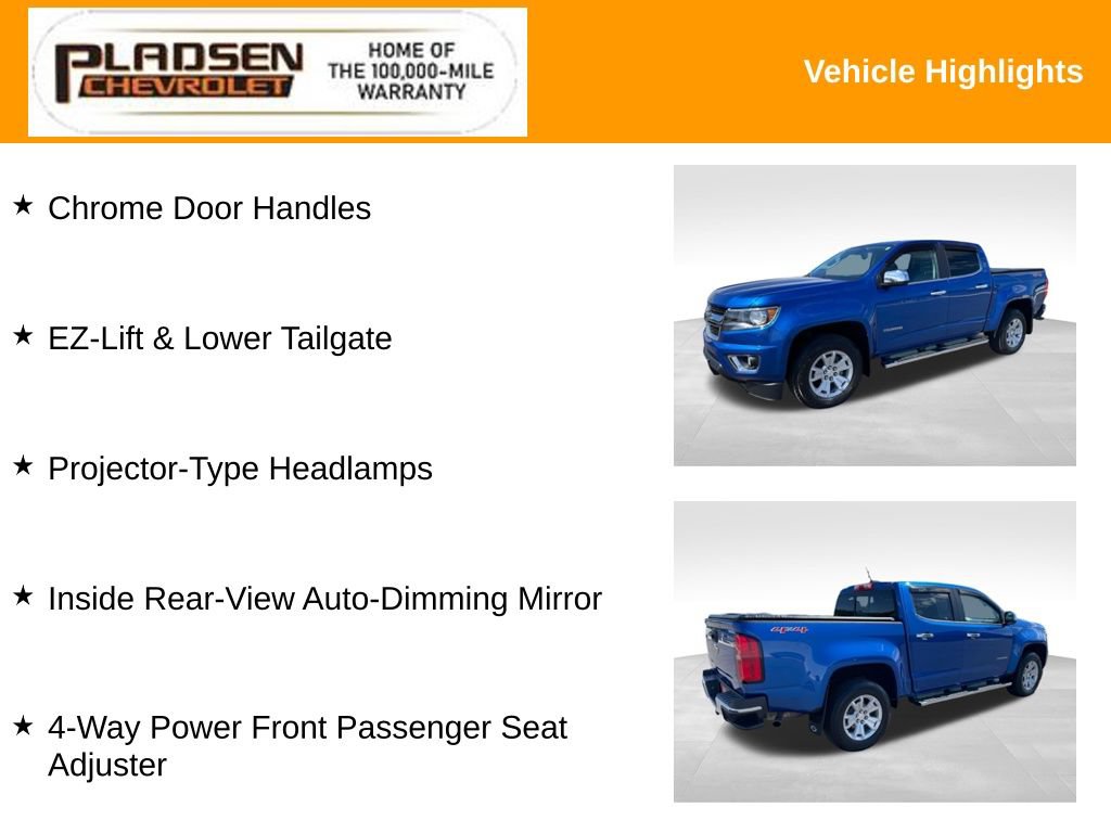 Used 2018 Chevrolet Colorado LT w/ Luxury Package, Chrome AWD/4WD image 21