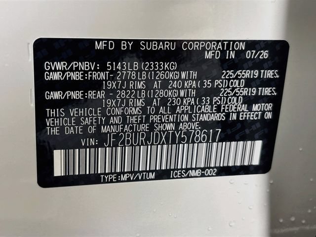 New 2026 Subaru Outback Touring XT AWD/4WD image 33
