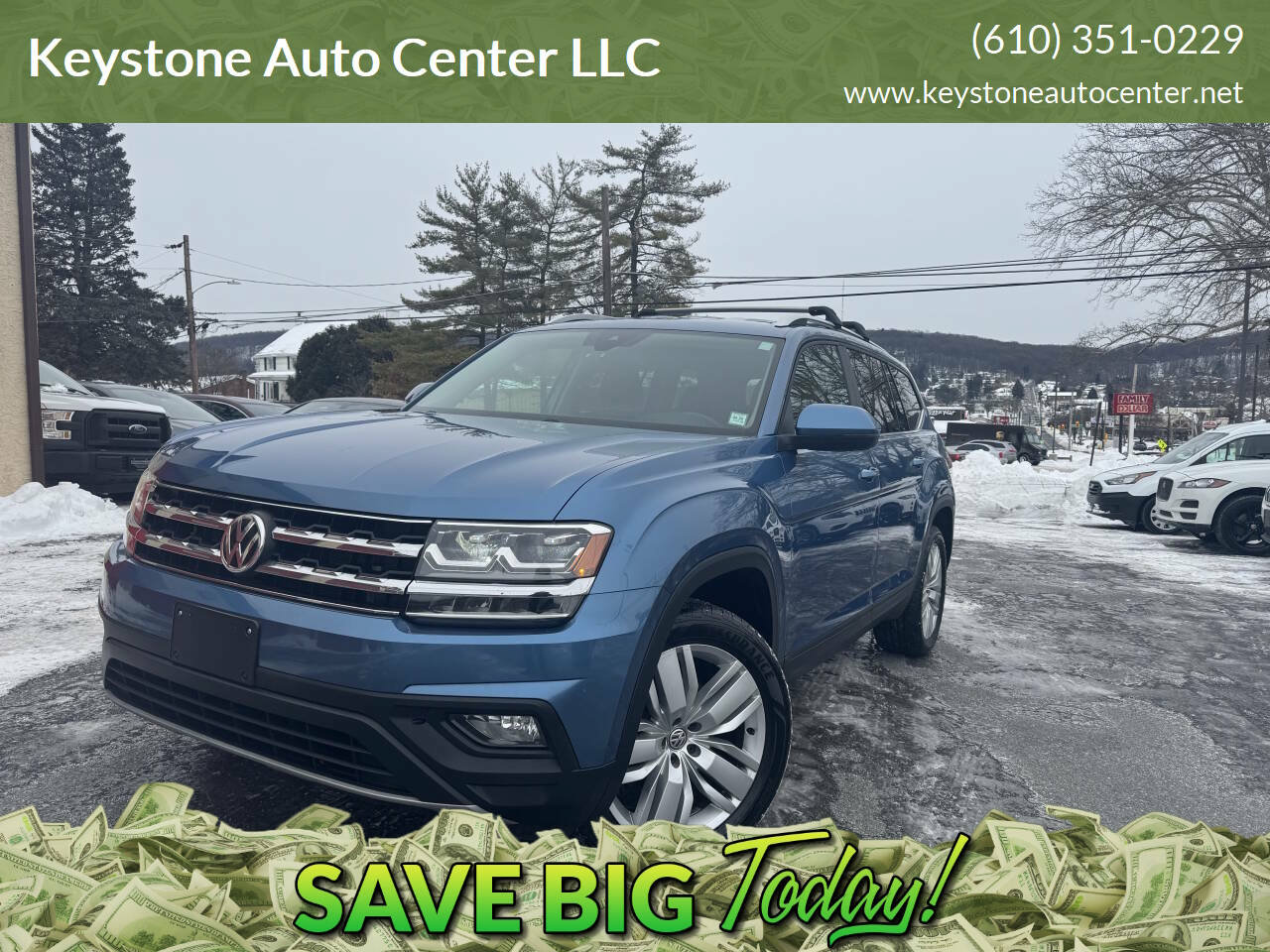 Used 2019 Volkswagen Atlas SE w/ Towing Package AWD/4WD image 1