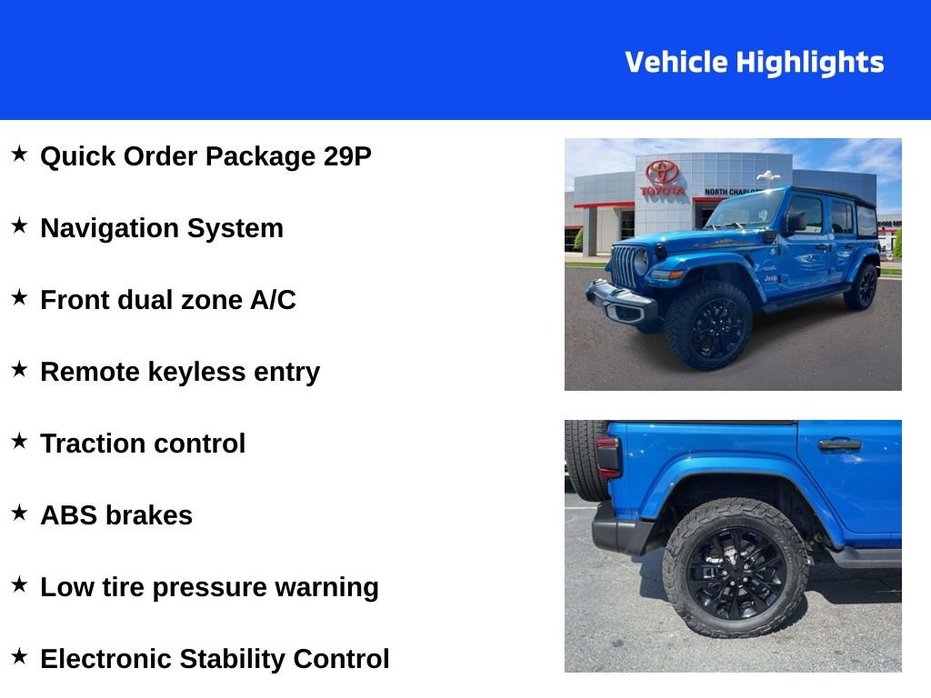 Used 2022 Jeep Wrangler Unlimited Sahara w/ Cold Weather Group AWD/4WD image 4