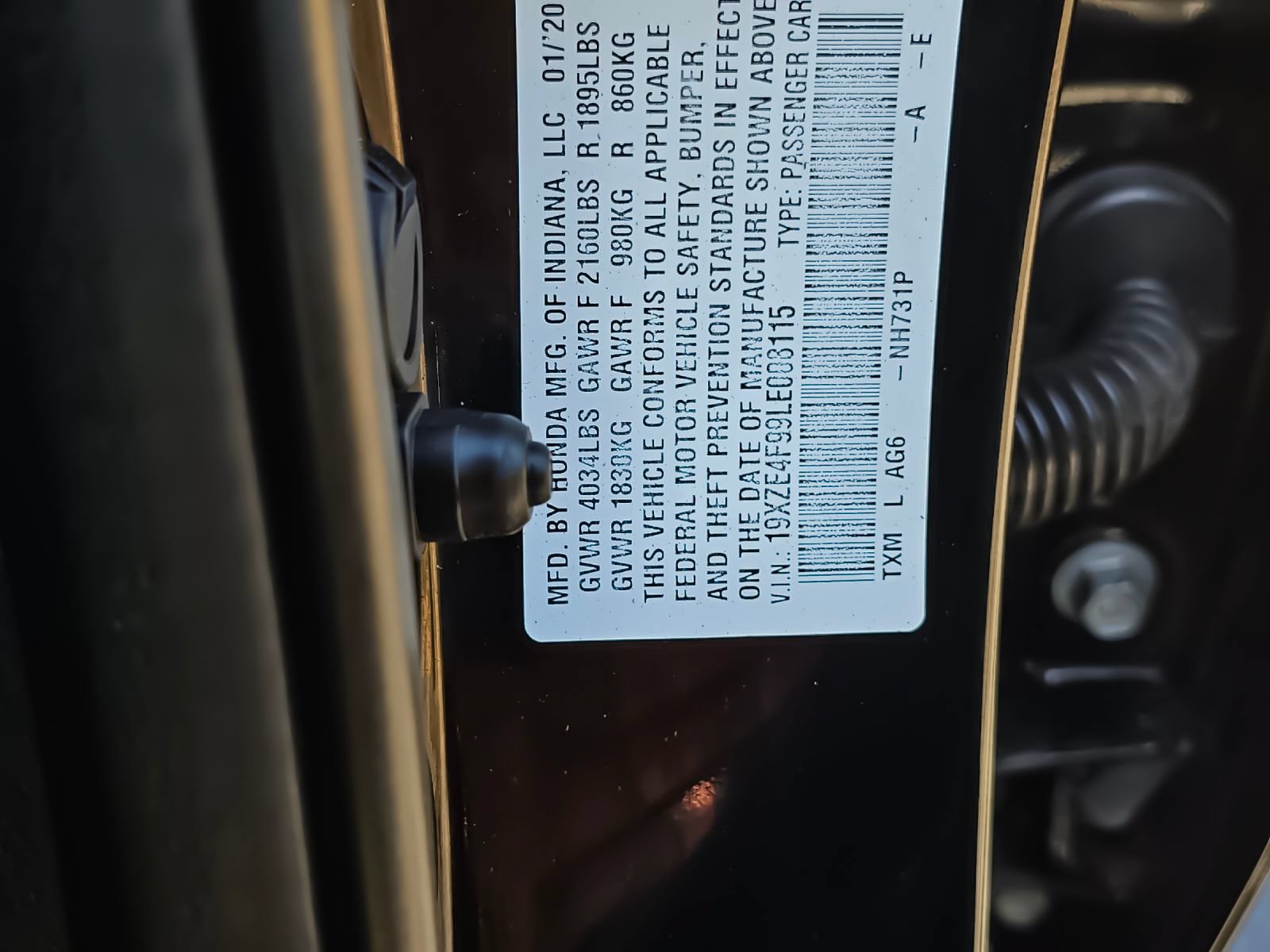 Used 2020 Honda Insight Touring image 28