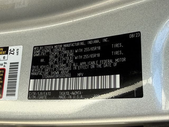 Used 2024 Toyota Grand Highlander FWD image 35