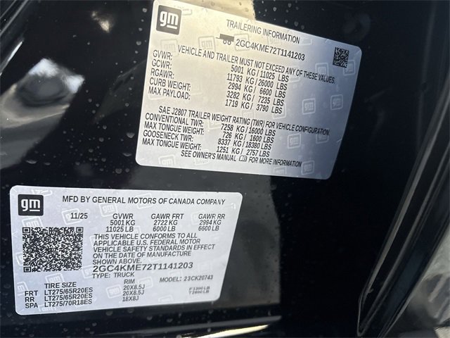 New 2026 Chevrolet Silverado 2500 Custom w/ Snow Plow Prep/Camper Package image 35