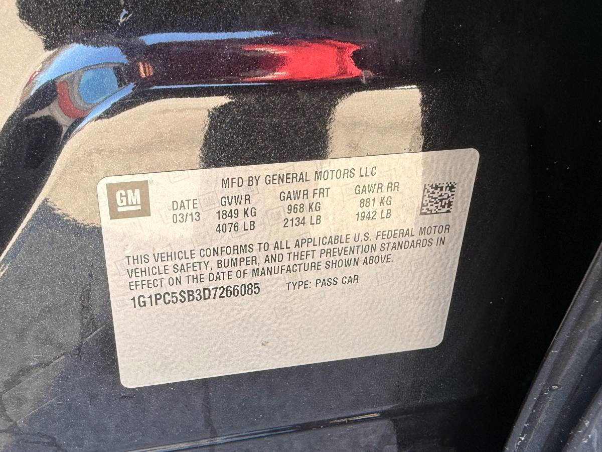 Used 2013 Chevrolet Cruze LT image 7