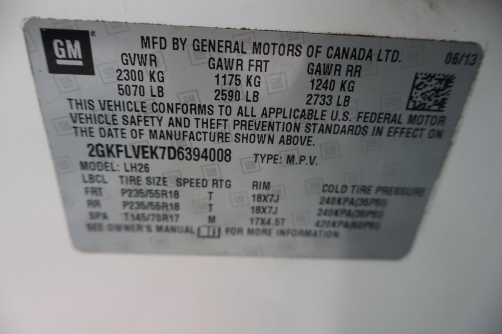 Used 2013 GMC Terrain SLT w/ LPO, Chrome Package image 30