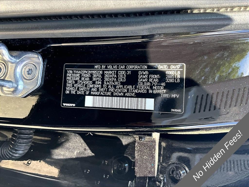Used 2017 Volvo XC90 T6 Momentum w/ Vision Package AWD/4WD image 32