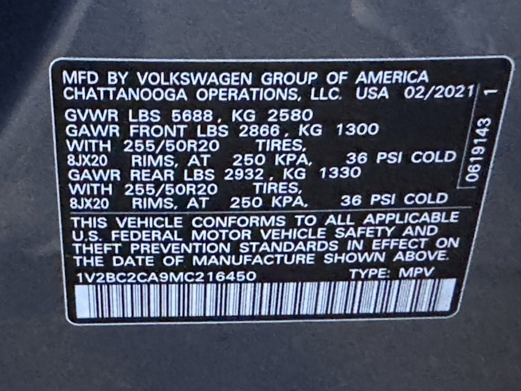 Used 2021 Volkswagen Atlas Cross Sport SEL image 43