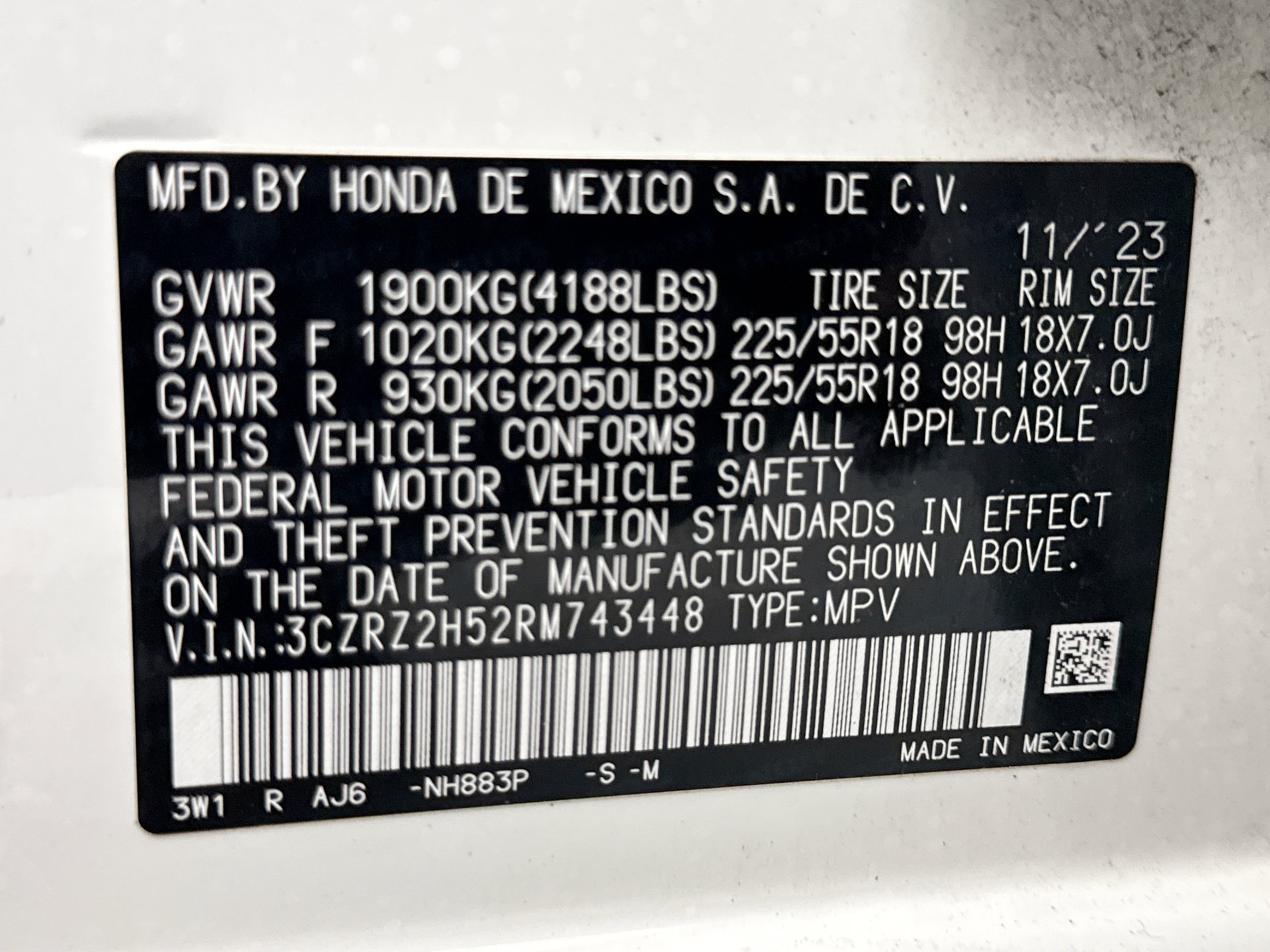 Used 2024 Honda HR-V Sport image 22