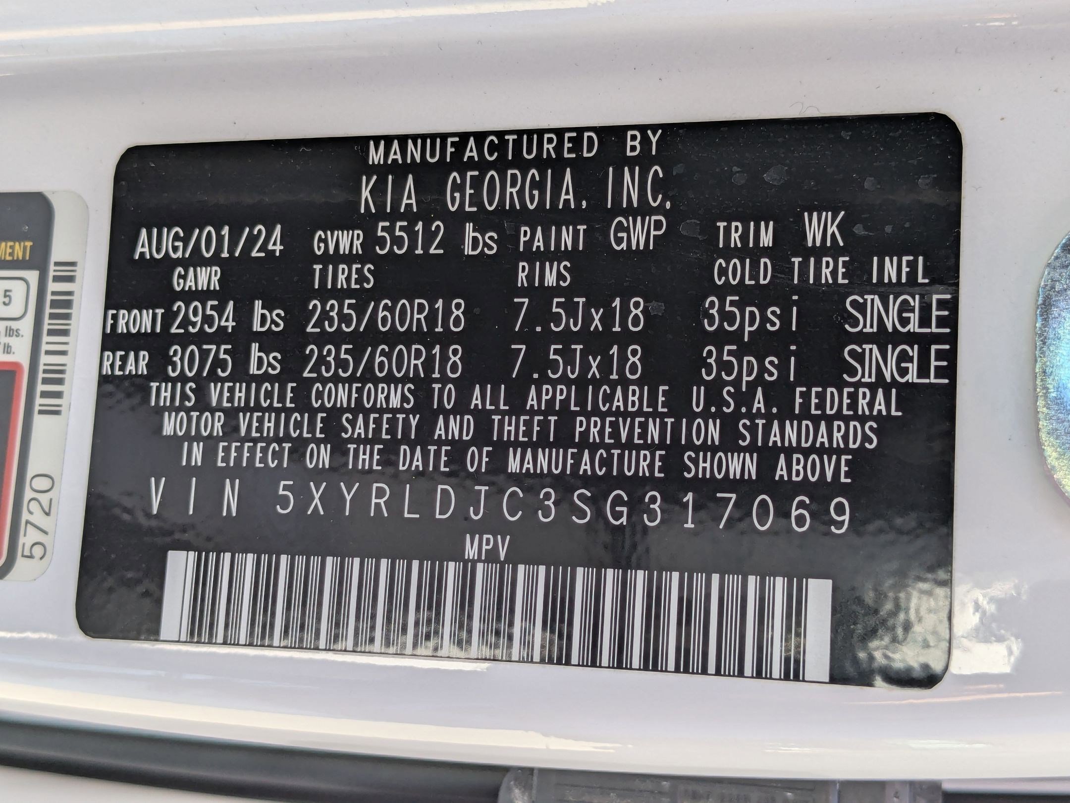 Certified 2025 Kia Sorento S image 32