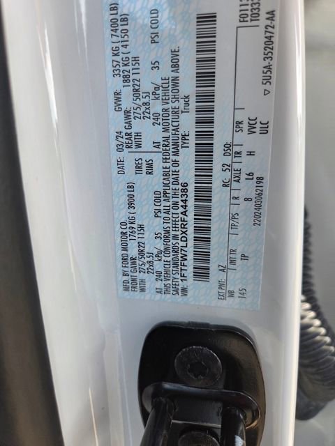 Used 2024 Ford F150 Platinum w/ Equipment Group 703A Plus AWD/4WD image 13