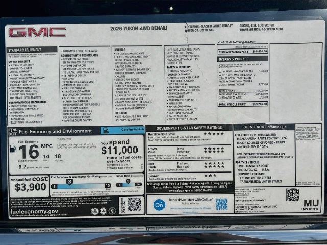 New 2026 GMC Yukon Denali AWD/4WD image 21