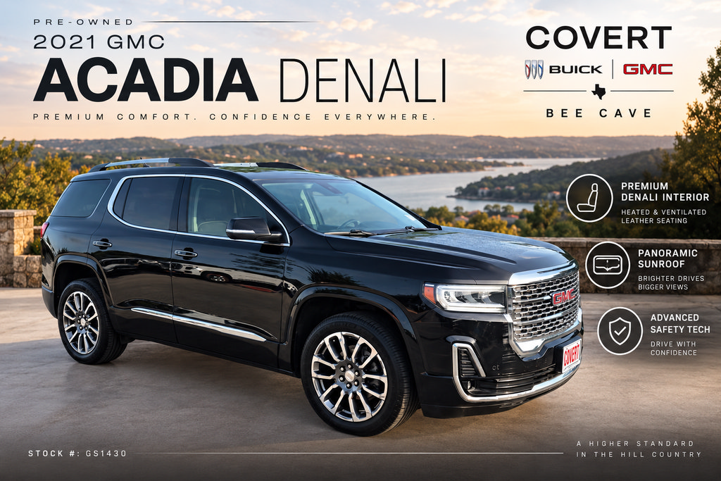 Used 2021 GMC Acadia Denali w/ Denali Technology Package FWD 360° Tour