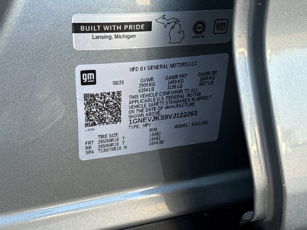 New 2027 Chevrolet Traverse Z71 w/ Driver Confidence Package AWD/4WD image 27