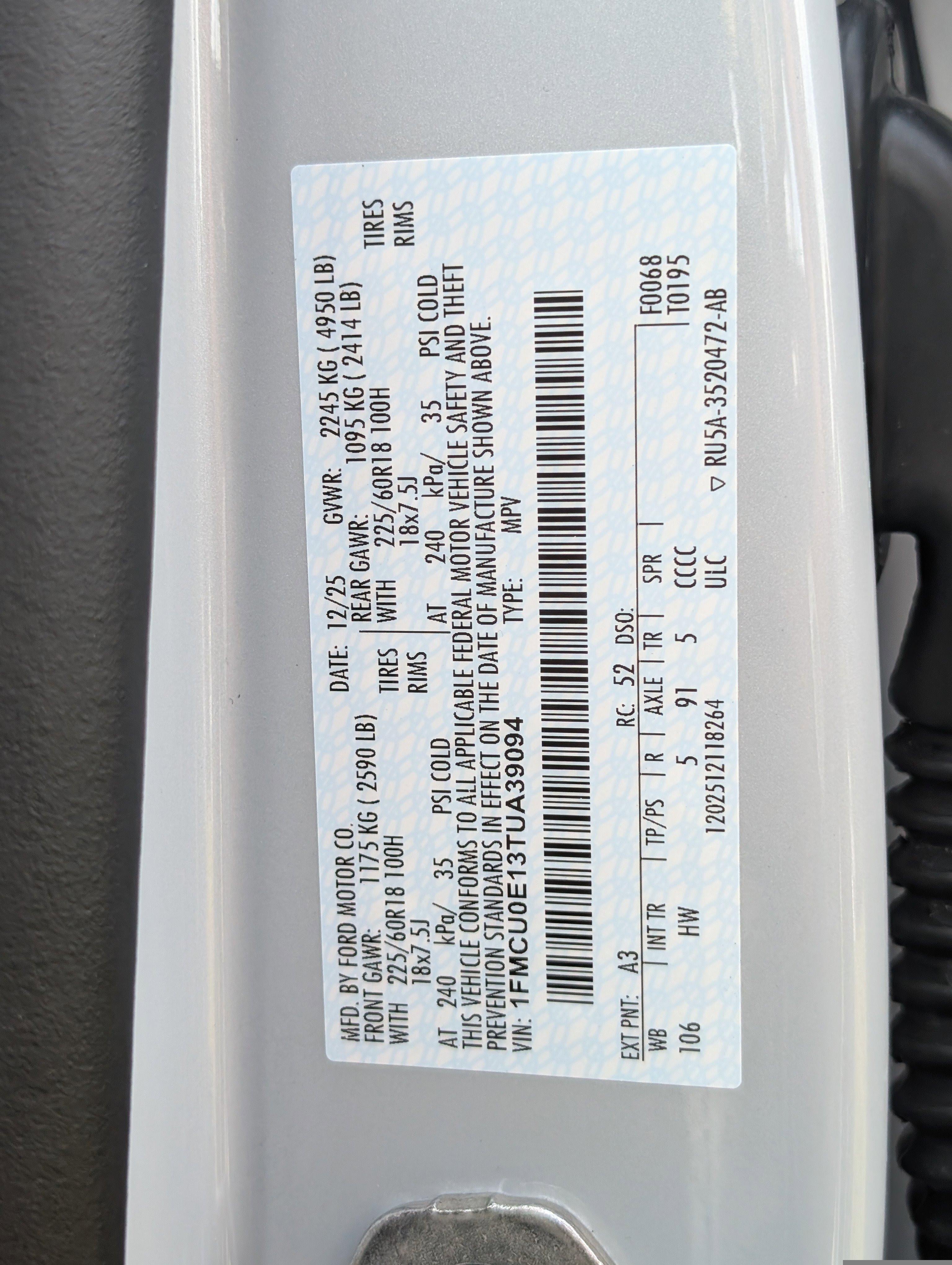 New 2026 Ford Escape SE FWD image 25