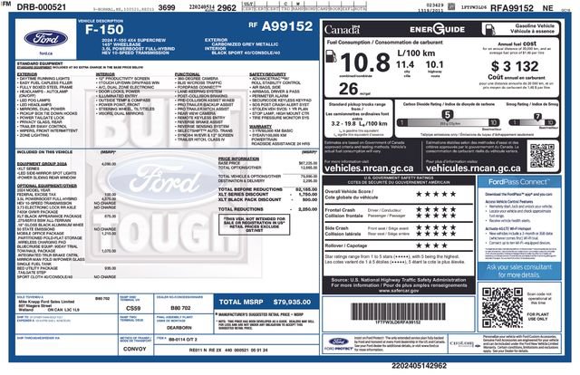 Used 2024 Ford F150 XLT w/ Equipment Group 302A MID AWD/4WD image 38