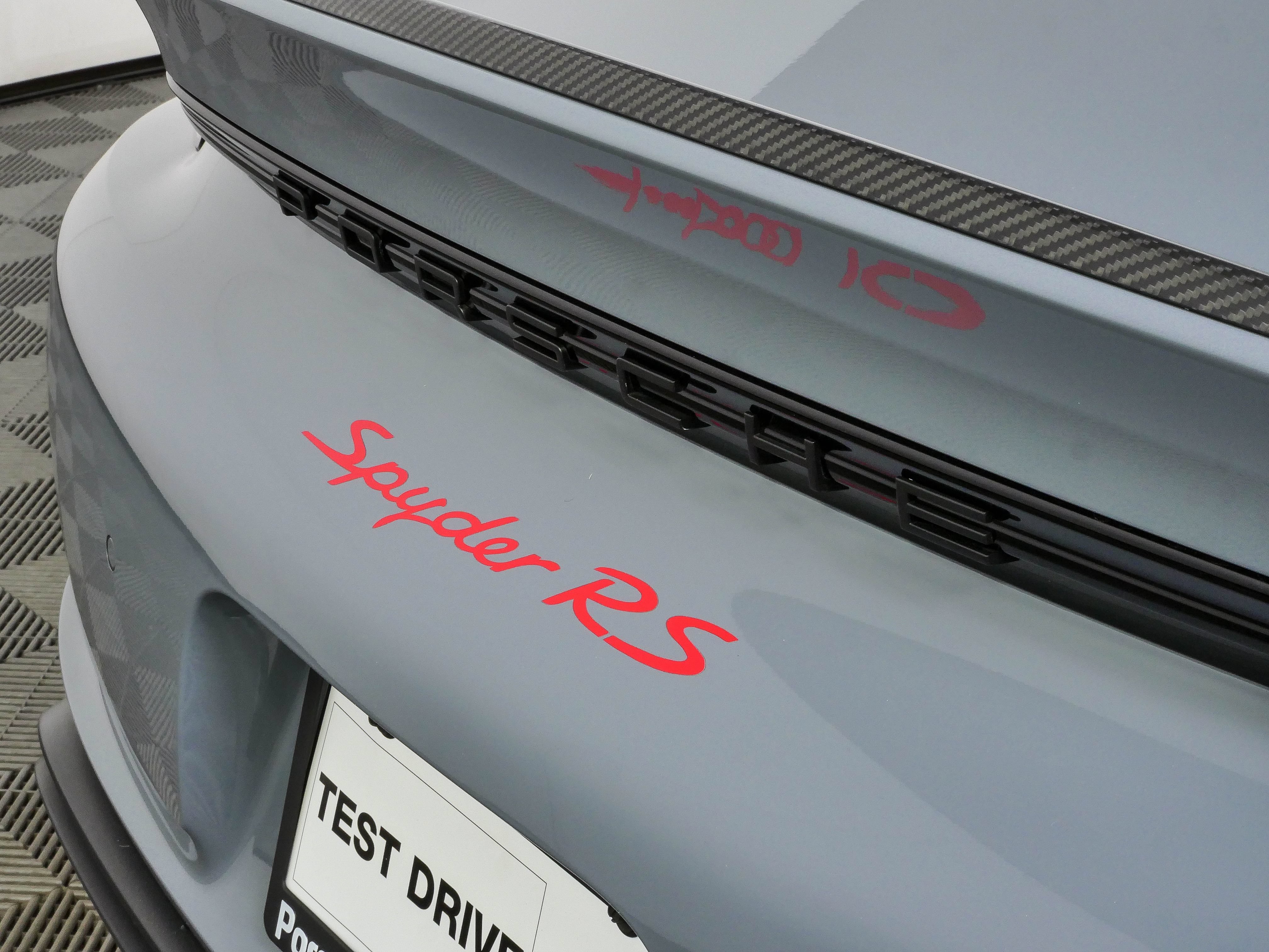 Certified 2024 Porsche 718 Boxster Spyder RS w/ Weissach Package RWD image 35