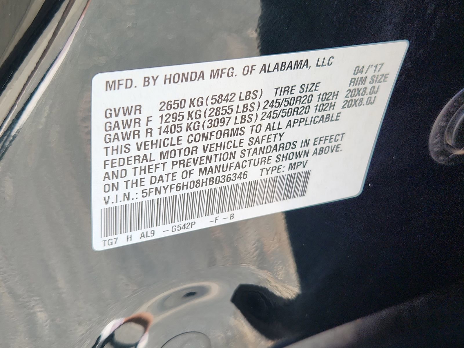 Used 2017 Honda Pilot Elite image 21