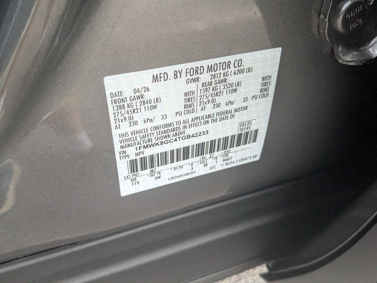 New 2026 Ford Explorer ST w/ Sun And Sound Package AWD/4WD image 40