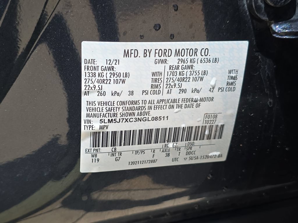 Used 2022 Lincoln Aviator Reserve w/ Equipment Group 201A AWD/4WD image 36