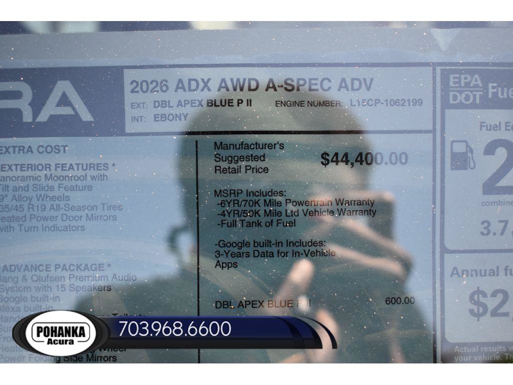 New 2026 Acura ADX A-Spec w/ Advance Package AWD/4WD image 39
