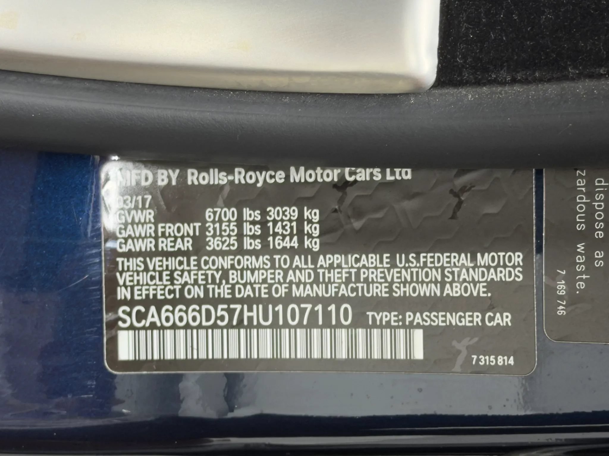 Used 2017 Rolls-Royce Dawn RWD image 99