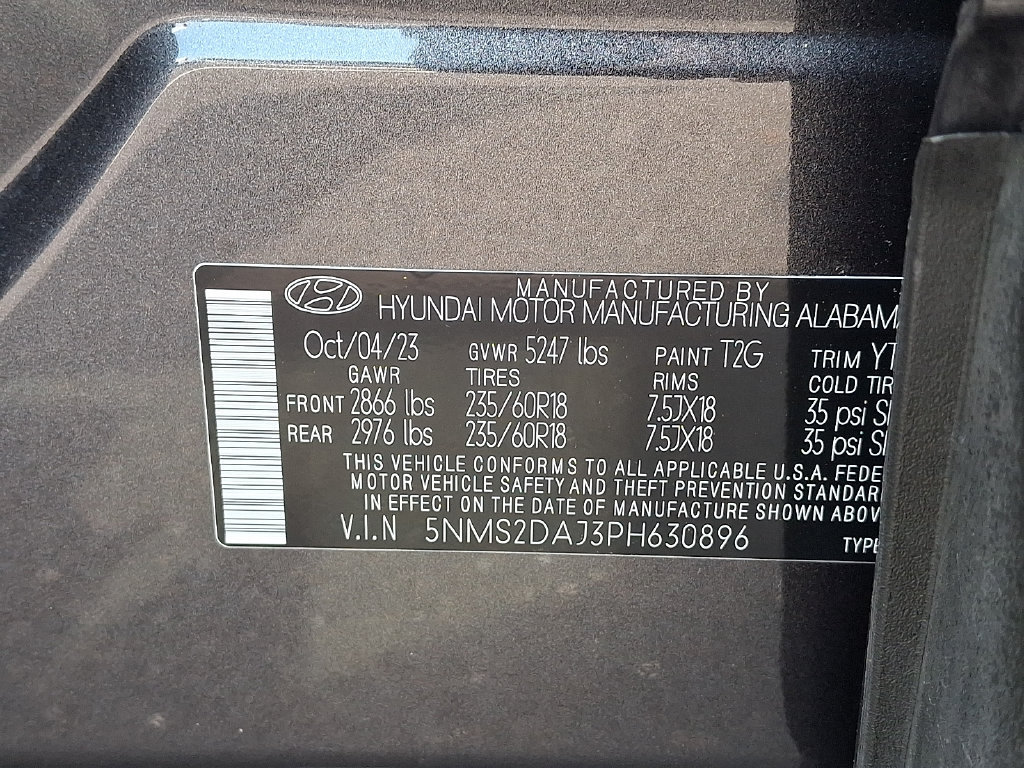 Certified 2023 Hyundai Santa Fe SEL AWD/4WD image 27