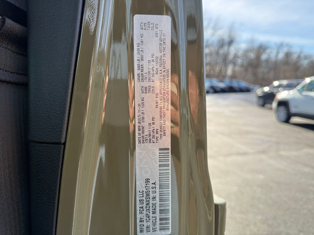 New 2025 Jeep Wrangler Sport S image 24