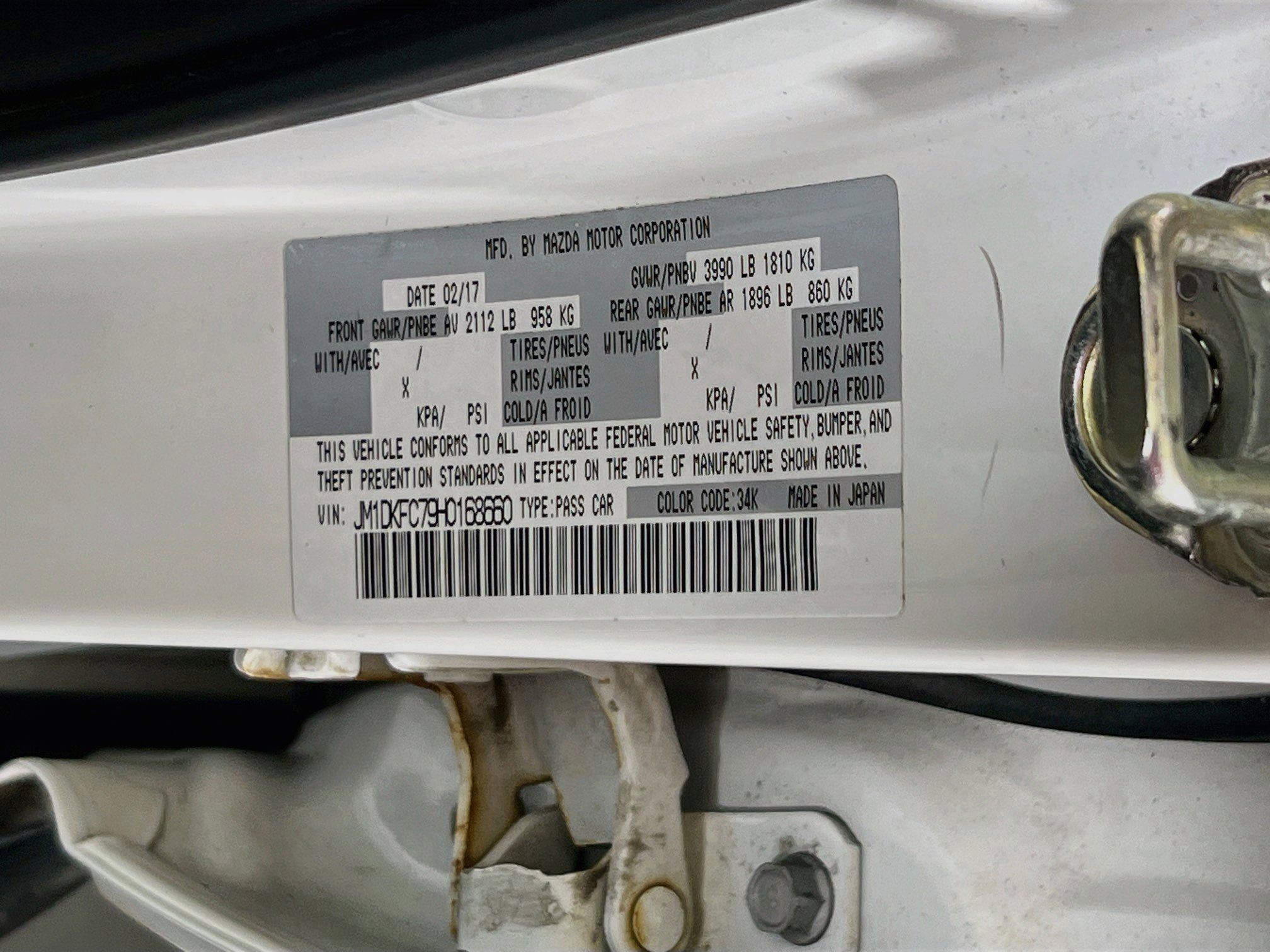 Used 2017 MAZDA CX-3 Touring image 30