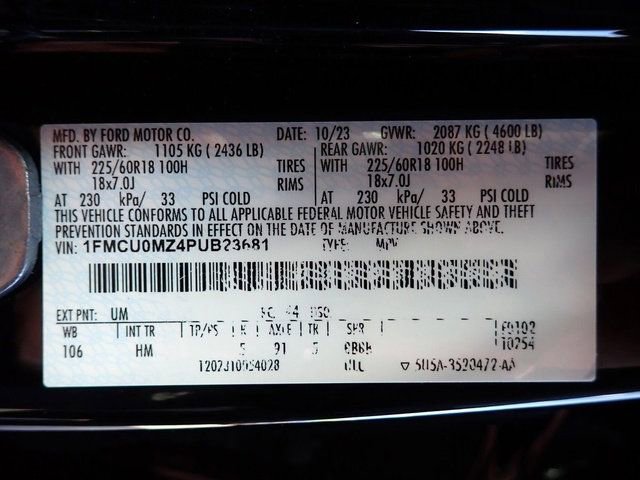 Used 2023 Ford Escape ST-Line w/ Equipment Group 301A FWD image 14