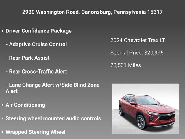 Used 2024 Chevrolet Trax LT w/ Driver Confidence Package FWD image 10
