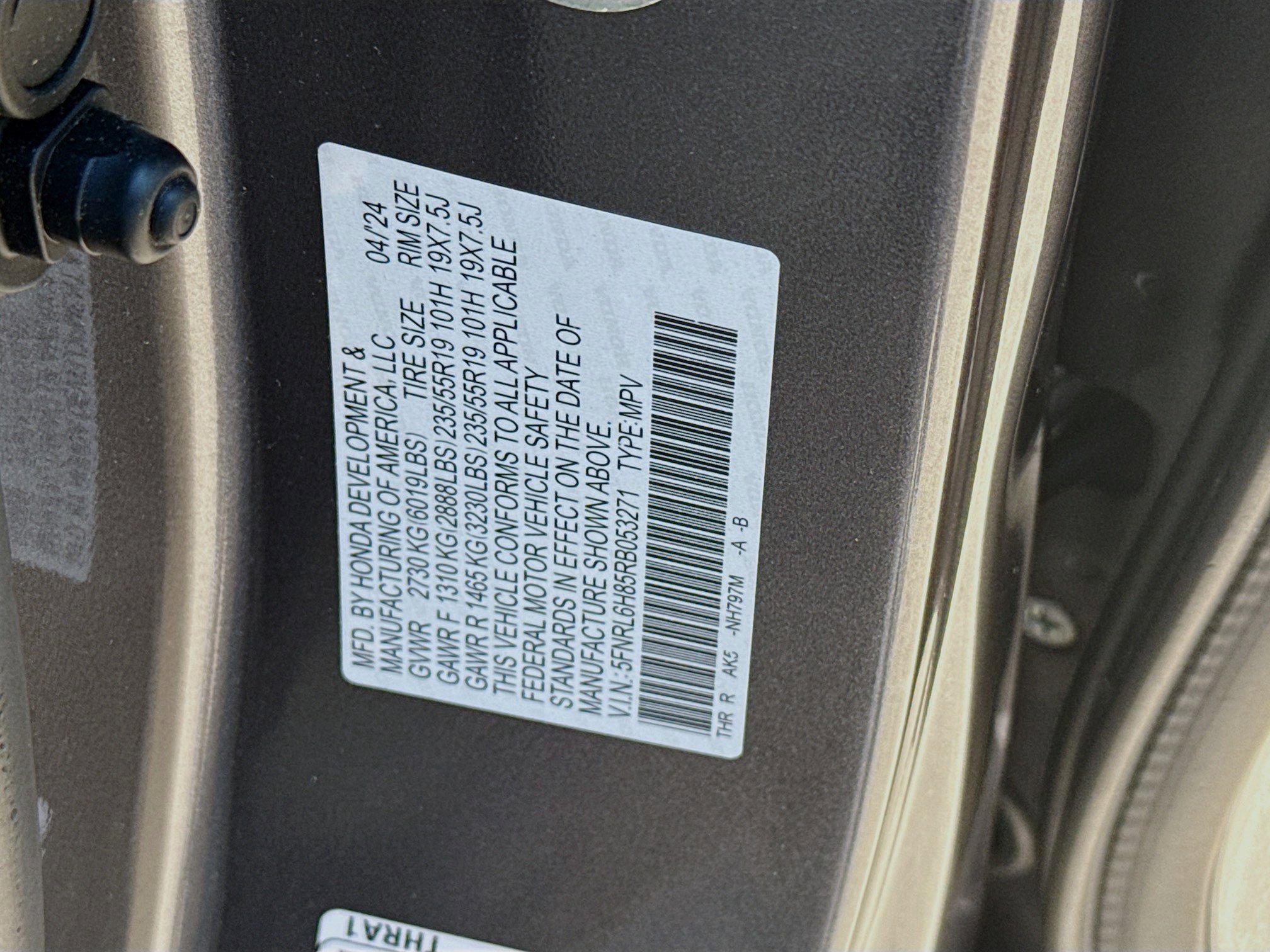 Certified 2024 Honda Odyssey Touring image 37