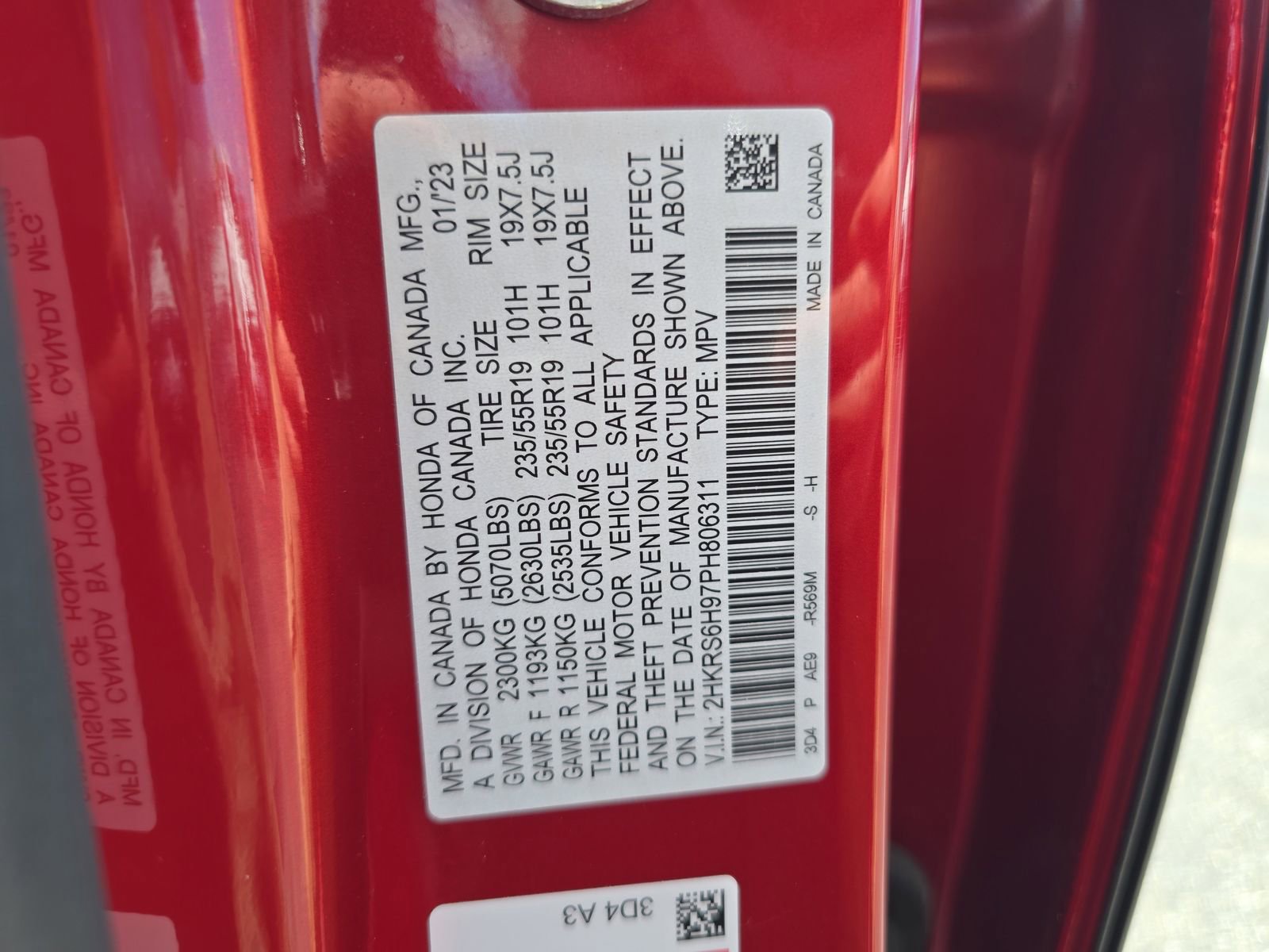 Certified 2023 Honda CR-V Sport Touring image 32