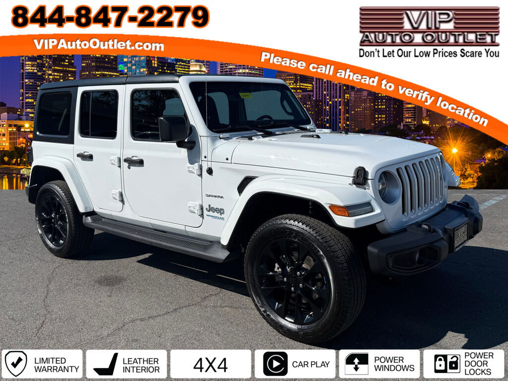 Used 2022 Jeep Wrangler Unlimited Sahara w/ Cold Weather Group AWD/4WD image 1
