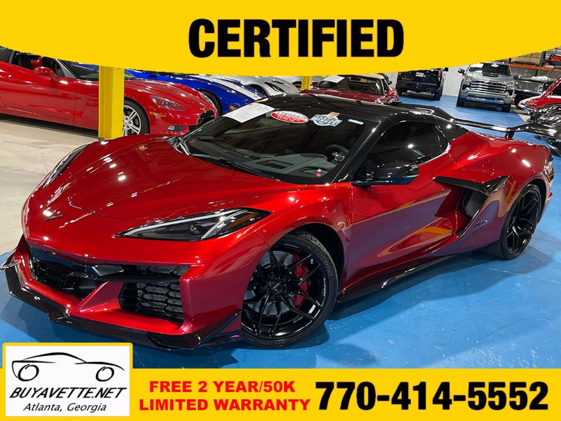 Used 2025 Chevrolet Corvette Z06 w/ Stealth Interior Trim Package RWD image 1