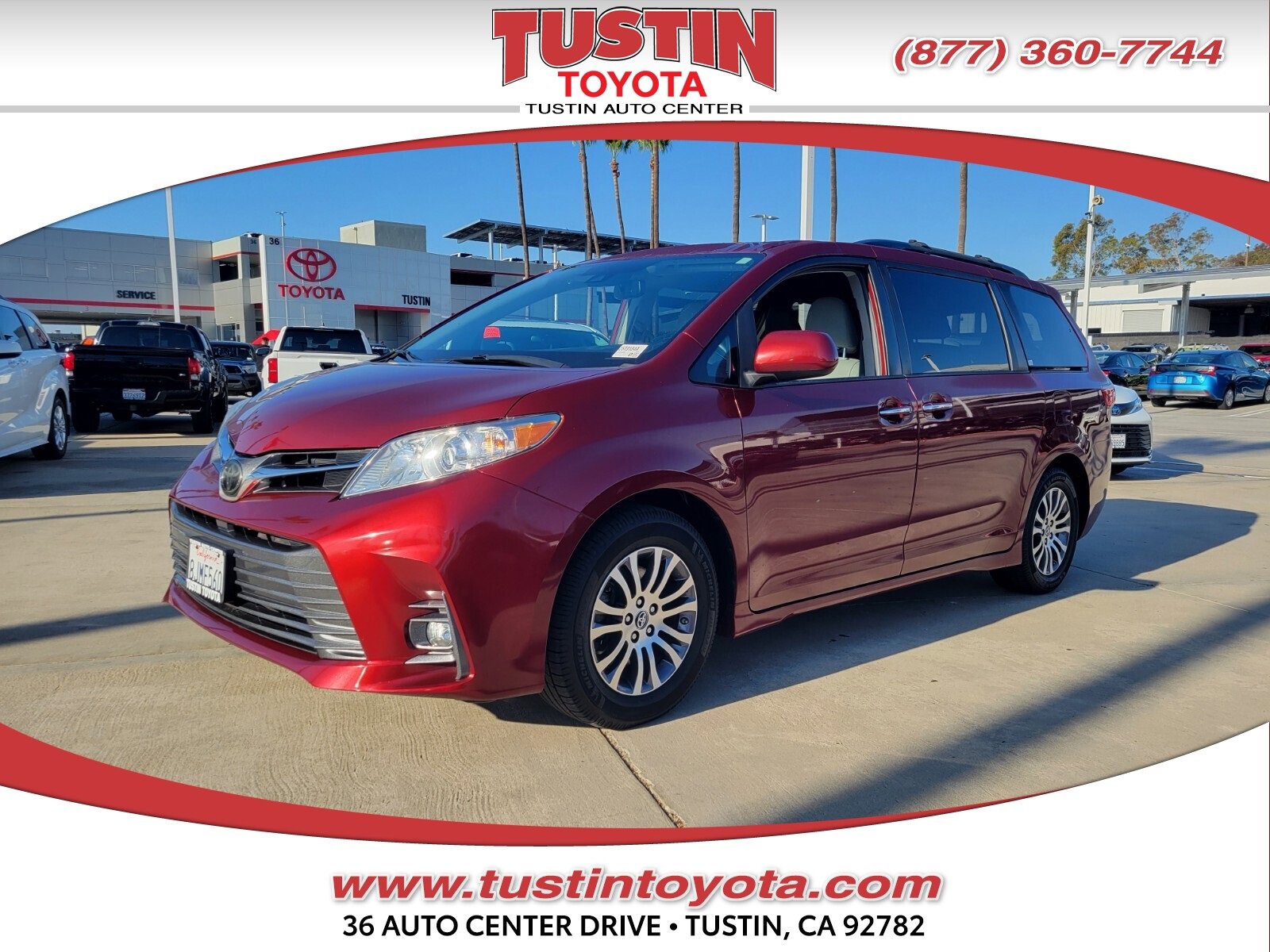 Certified 2019 Toyota Sienna XLE