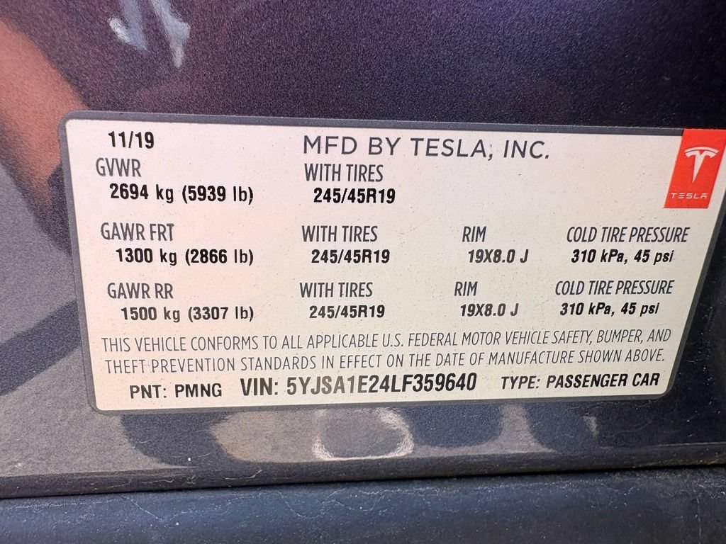 Used 2020 Tesla Model S Long Range Plus AWD/4WD image 27