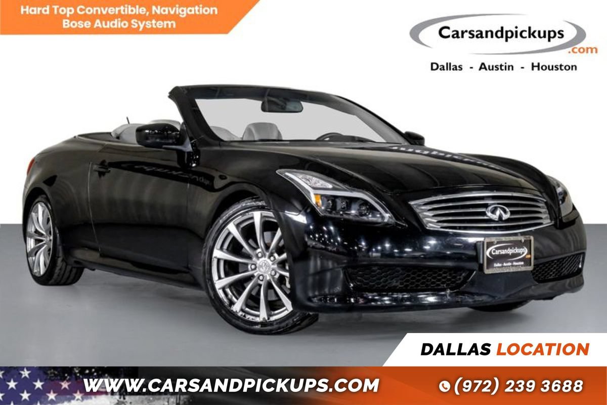 Used 2010 INFINITI G37 Convertible w/ Premium Pkg RWD image 1