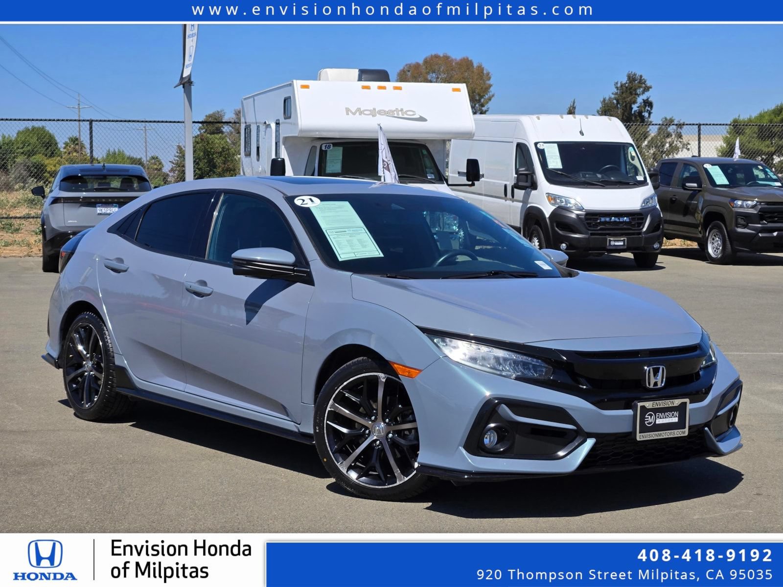 Used 2021 Honda Civic Sport Touring image 1