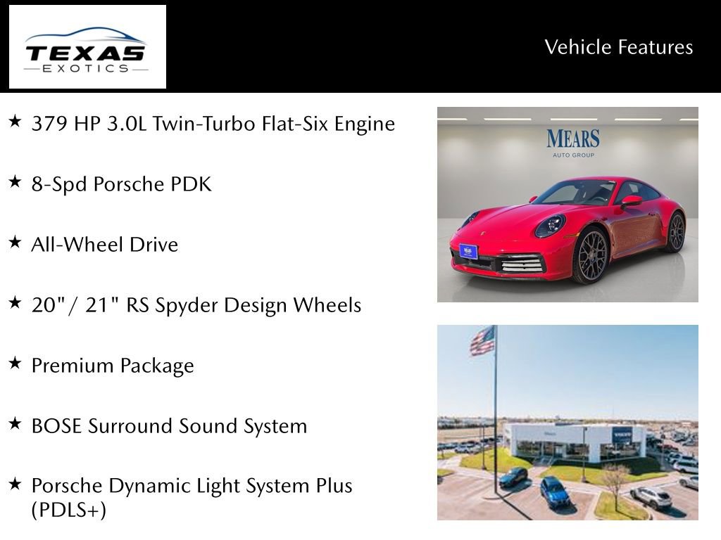 Used 2023 Porsche 911 Carrera 4 w/ Premium Package image 2