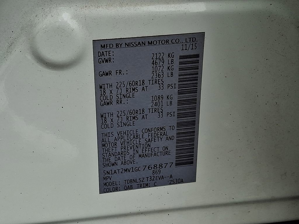 Used 2016 Nissan Rogue SL w/ SL Premium Package image 26