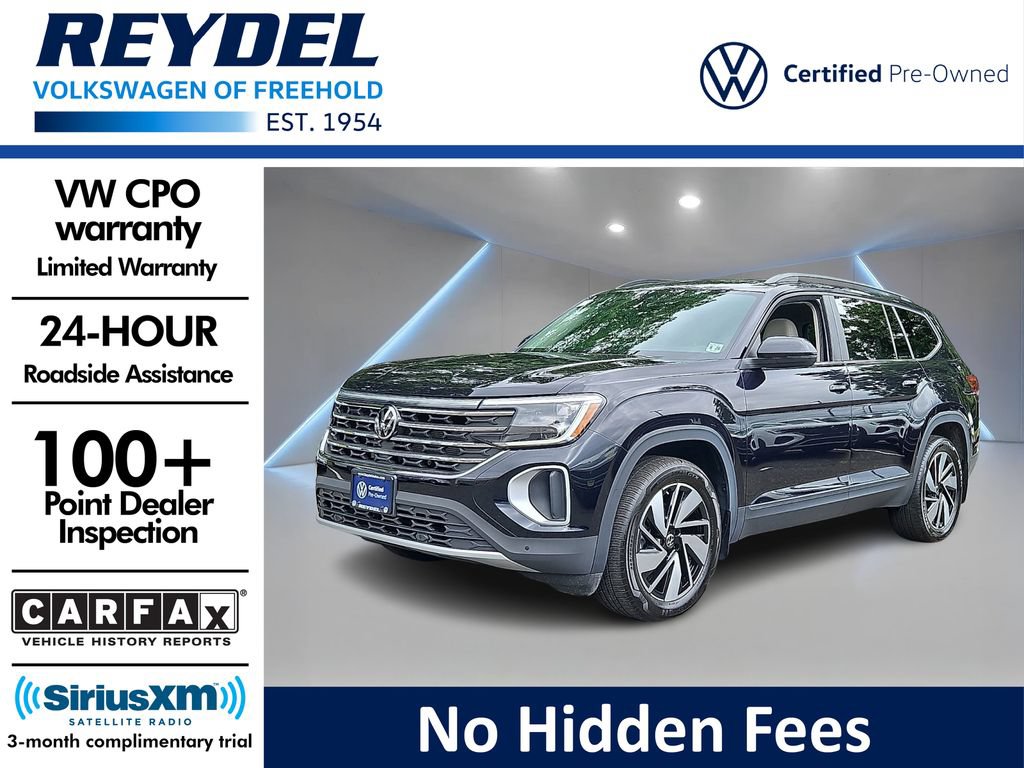 Certified 2024 Volkswagen Atlas SE w/ Panoramic Sunroof Package